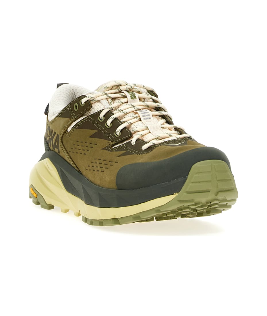 HOKA DARK GREEN SNEAKERS ( M)